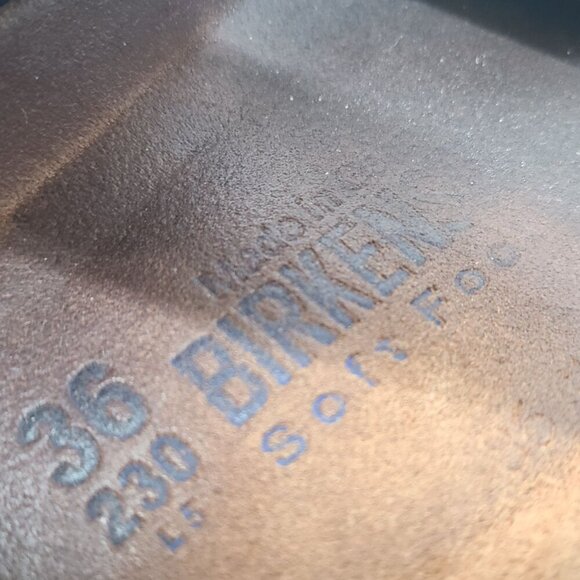 Birkenstock Woman's Arizona Birko-Flor Casual Sandals Black Size 6 /36 - Picture 7 of 7